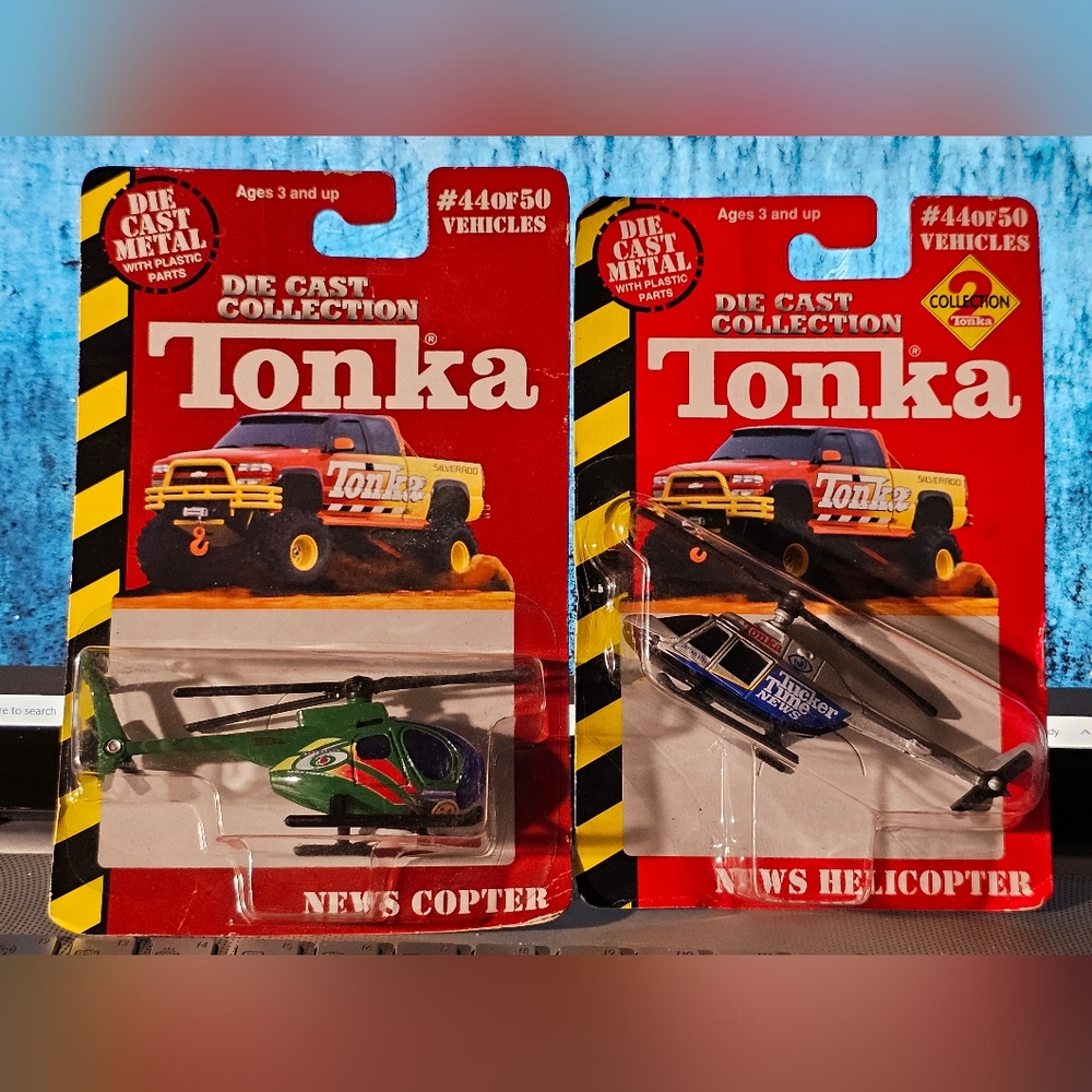 Two News Helicopters from Tonka